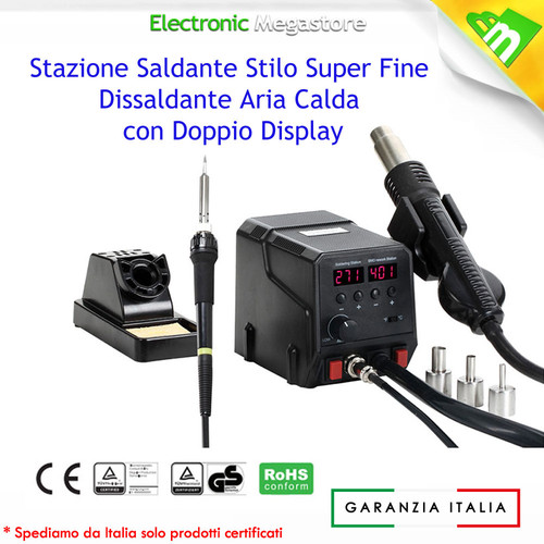 Stazione saldante dissaldante - saldante,